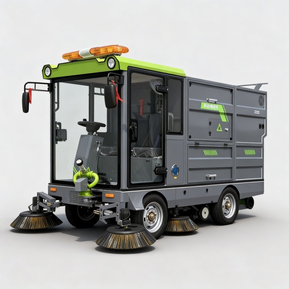 industrial floor sweeper